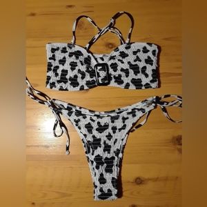 New Cowprint Bathing Suit